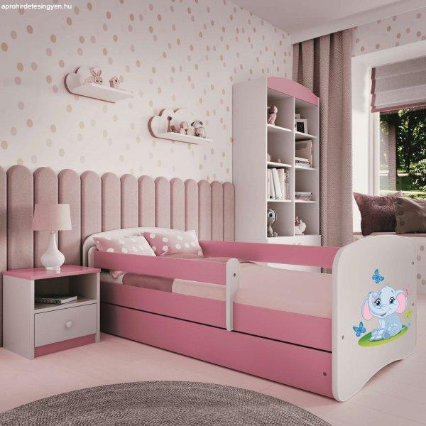 Kocot Kids Babydreams Ifjúsági ágy ágyneműtartóval és matraccal -
Elefánt - Többféle méretben és színben