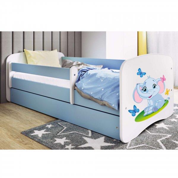 Kocot Kids Babydreams Ifjúsági ágy ágyneműtartóval és matraccal -
Elefánt - Többféle méretben és színben