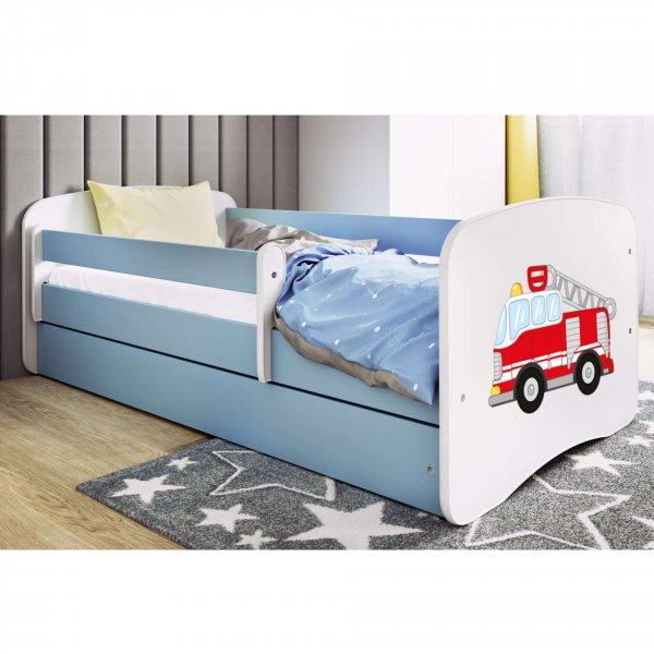 Kocot Kids Babydreams Ifjúsági ágy ágyneműtartóval és matraccal -
Tűzoltóautó - Többféle méretben és színben
