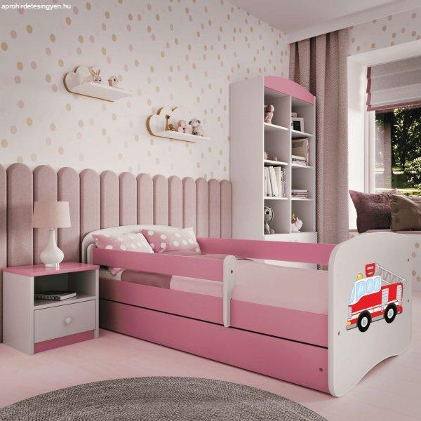 Kocot Kids Babydreams Ifjúsági ágy ágyneműtartóval és matraccal -
Tűzoltóautó - Többféle méretben és színben