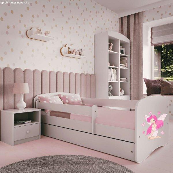 Kocot Kids Babydreams Ifjúsági ágy ágyneműtartóval - Tündér
pillangókkal - Többféle méretben és színben