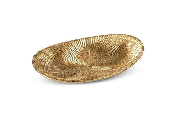 Amari dekoratív ovális alakú tál Arany 31x19x6 cm