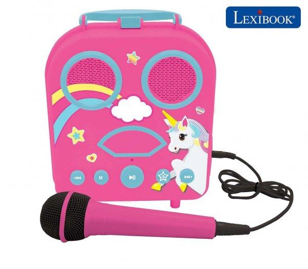 Lexibook Unikornis Hordozható karaoke mikrofonnal