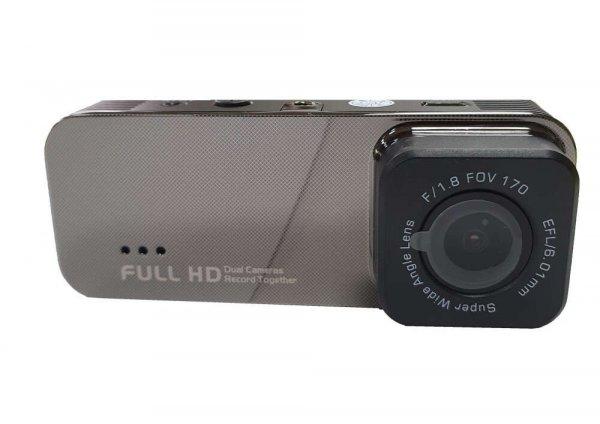 Autós Menetrögzítő Kamera T-701, Full HD, Magyar menüvel, tolató
kamerával, szürke