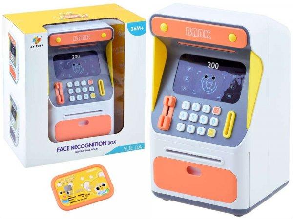 Bankautomata játékpersely narancssárga színben