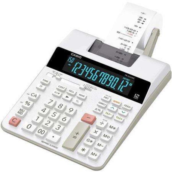 Casio FR-2650 RC 12 számjegyű szalagos számológép