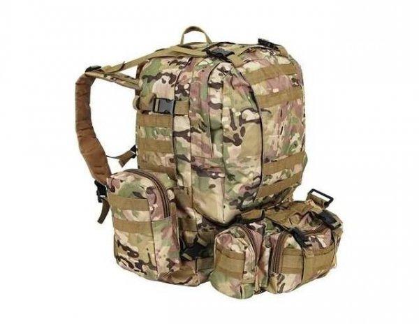 48,5L-es strapabíró, terepmintás katonai hátizsák sok zsebbel (BB8923)