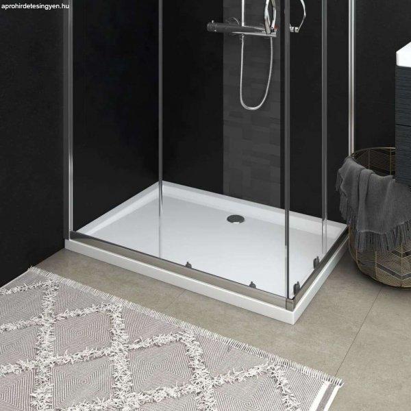 vidaXL téglalap alakú fehér ABS zuhanytálca 70 x 100 cm