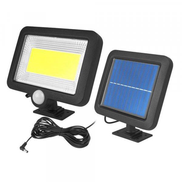 Napelemes Led reflektor mozgásérzékelővel, 10W, 1000Lumen, 1800mAh