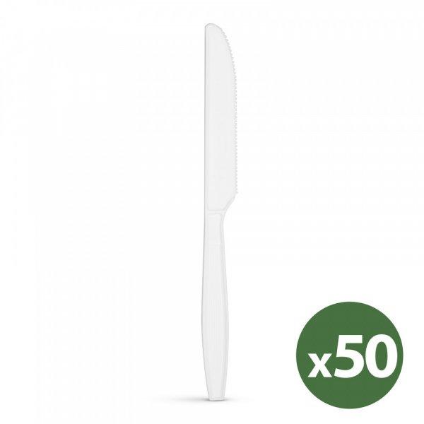 Többször használatos bioműanyag kés készlet - 50 db / csomag (57591A-50)