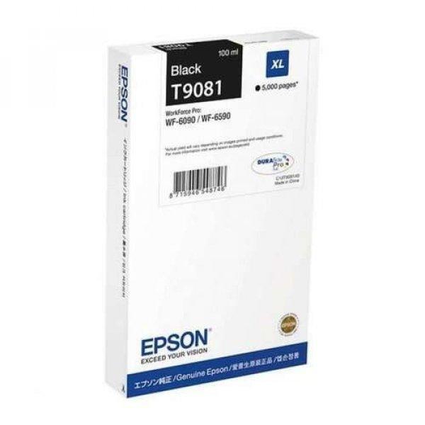 Epson T9081 Tintapatron Black 5.000 oldal kapacitás, C13T908140