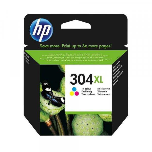 HP N9K07AE (304XL) 300 old. színes eredeti tintapatron