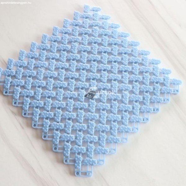 Csúszásgátló fürdőszobai szőnyeg - Világos kék