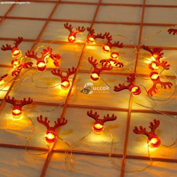 Karácsonyi LED fényfüzér - Rénszarvasos
