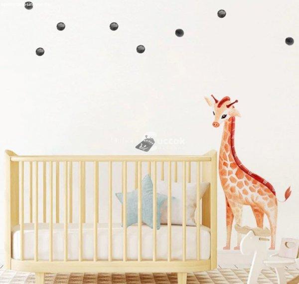 Aranyos falmatrica gyerekszobába - -Zsiráf
