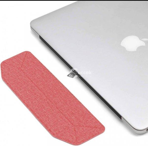 Hordozható, összecsukható, ergonomikus laptop állvány - - Rózsaszín