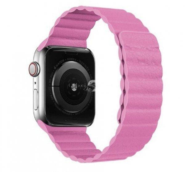 Apple Watch mágneses bőr szíj 38mm/40mm - Apple Watch mágneses bőr szíj
38mm/40mm rózsaszín