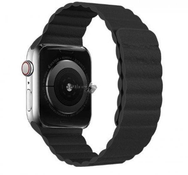 Apple Watch mágneses bőr szíj 38mm/40mm - Apple Watch mágneses bőr szíj
38mm/40mm fekete
