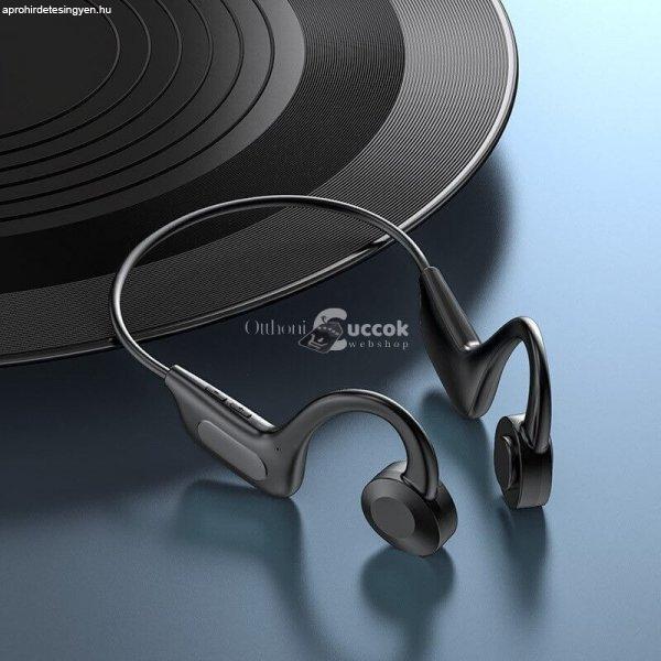 Csontvezető Fülhallgató, Vezeték nélküli vízálló fülhallgató - Fekete