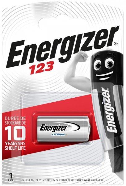 Energizer CR123 lithium elem 3V bl/1