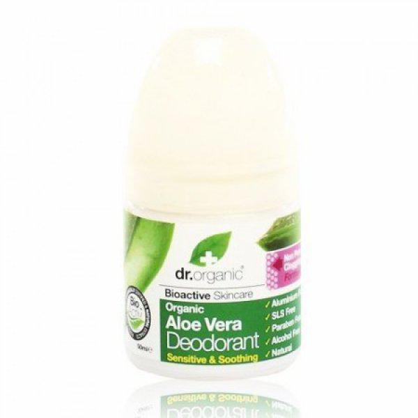 Dr.organic golyós dezodor aloe vera 50ml