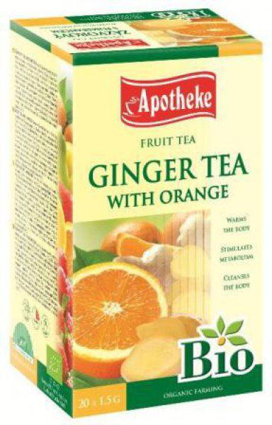 Apotheke tea gyömbéres narancs filteres 20db