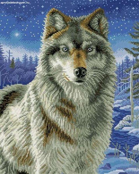 Farkas - Gyémántszemes kirakó készlet, kerettel (40x50 cm)