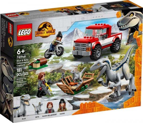 LEGO® Blocks Jurassic World (76946) - Kék és Béta velociraptorok elfogása