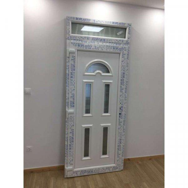 Temze műanyag Bejárati ajtó Felülvilágítóval 98x238cm #fehér