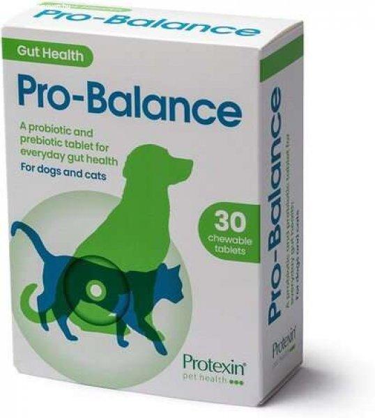 Protexin Pro-Balance probiotikus és prebiotikus rágótabletta kutyáknak és
macskáknak (2 x 30 db) 60 db