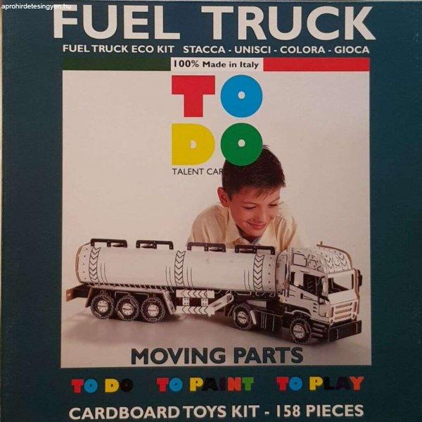 Üzemanyagszállító tartálykocsi - Fuel truck, 156 darabos - Kifestő karton
makett, modell építő- és kreatív szett
