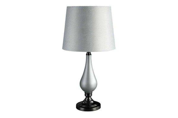 Anja asztali lámpa bársony búrával Ezüst 33x65 cm