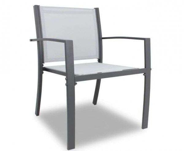 Szürke kerti szék 54x55x86cm