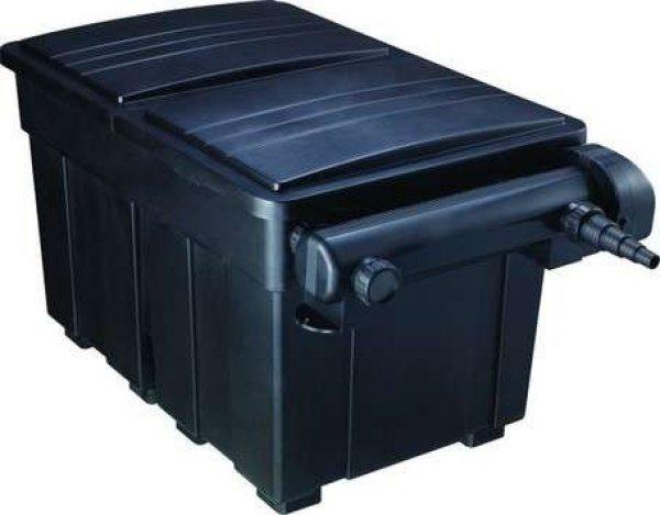 Aqua Nova NUB-25000 + 36 W UV beásható kerti dobozszűrő UV sterilizátorral
(40 l | 25000 l-ig | Tömlőátmérő: 20-40 mm be / 70 mm ki)