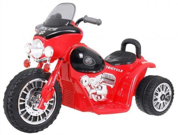 Chopper elektromos gyerek motor tricikli, 6V, Piros