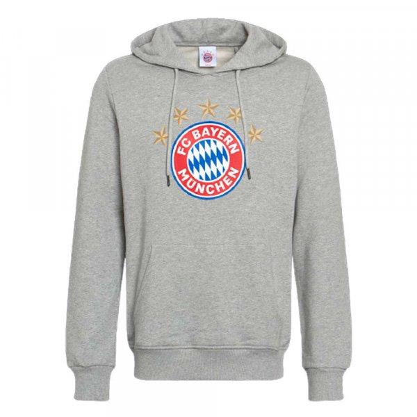 Bayern München kapucnis pulóver szürke