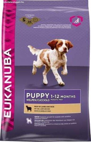 Eukanuba Puppy Small & Medium Lamb & Rice (2 x 12 kg) 24 kg