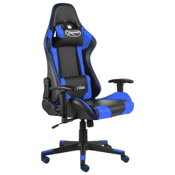 vidaXL műbőr PVC forgó Gamer szék #fekete-kék
