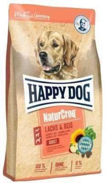 Happy Dog NATUR-CROQ LACHS REIS Lazac  rizs 12 kg száraz kutyaeledel kutyatáp