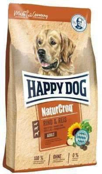 Happy Dog NATUR CROQ RIND and  REIS Marha  rizs 15 kg száraz kutyaeledel
kutyatáp