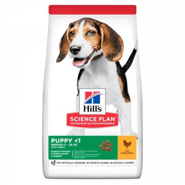 Hill's Sp  canine puppy medium csirkés 14kg száraz kutyaeledel  közepes
termetű kölyökkutya részére 1 éves korig