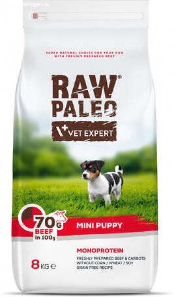 Raw Paleo Puppy Mini Monoprotein Beef 8 kg