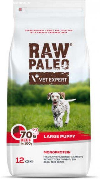 Raw Paleo Puppy Large Monoprotein Beef 12 kg
