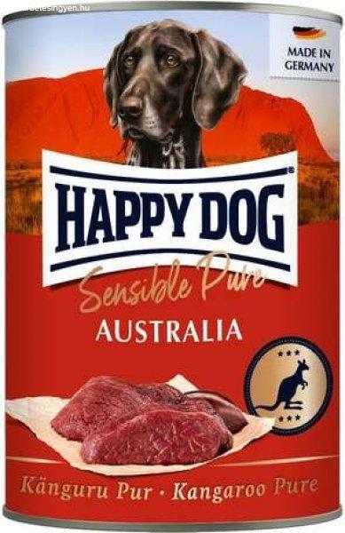 Happy Dog Pur Australia - Szín kenguruhúsos konzerv (12 x 400 g) 4.8 kg