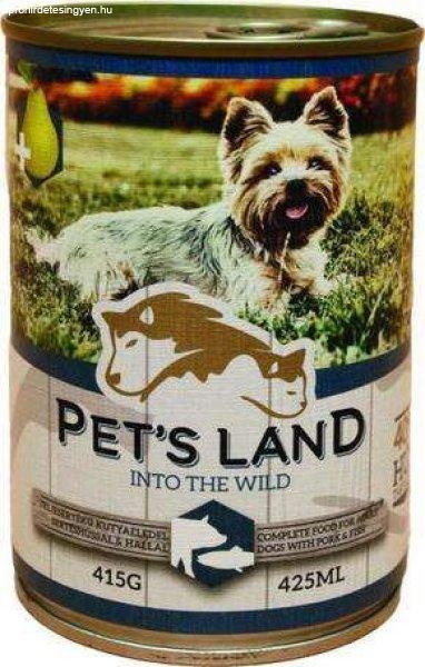 Pet's Land Dog konzerv sertéshússal, hallal és körtével (48 x 415 g) 19.92
kg