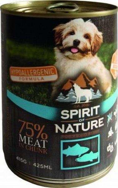 Spirit of Nature Dog tonhalas és lazacos konzerv (24 x 415 g) 9.96 kg