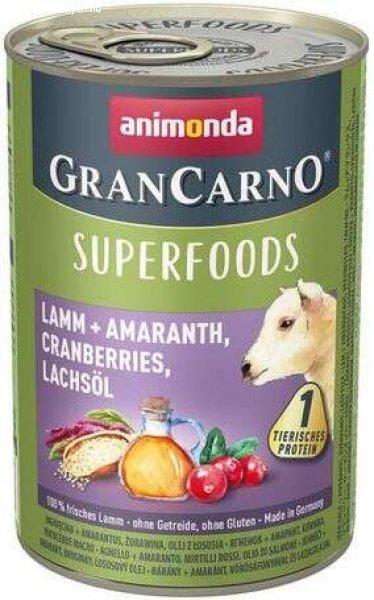 Animonda GranCarno Superfoods báránnyal és áfonyával (24 x 400 g) 9600 g