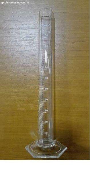 Hiteles mérőhenger 1000ml; 65x460mm; üveg