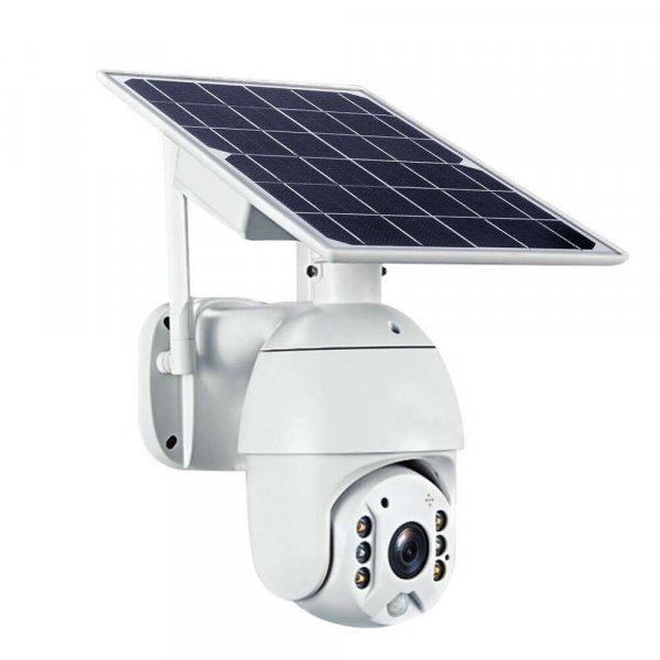 Intelligens biztonsági(PTZ) kamera, kültéri, vezeték nélküli, napelemes,
mozgásérzékelős, éjjellátó, FullHD
