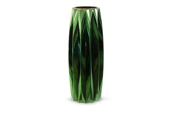Negro üveg váza Zöld 17x17x45 cm